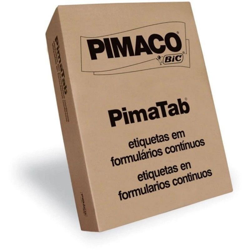 ETIQUETA 1 CAR. 128X74 PIMACO - 12874 UN COM 1 UN